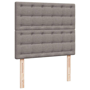 Οθωμανικό κρεβάτι με στρώμα & LEDs Taupe 120x200cm ύφασμα - Pakobazaar