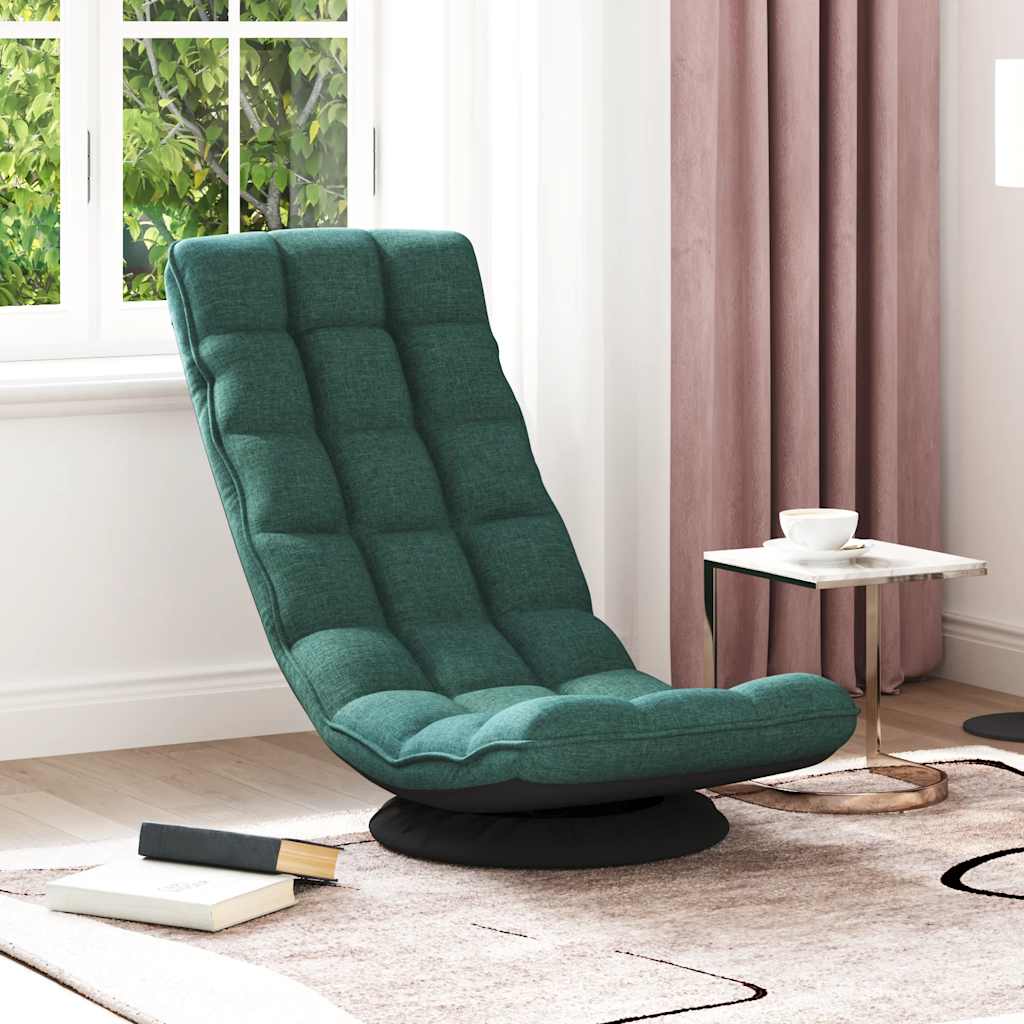 Περιστρεφόμενη καρέκλα δαπέδου Σκούρο πράσινο 70x51x79 cm - Pakobazaar