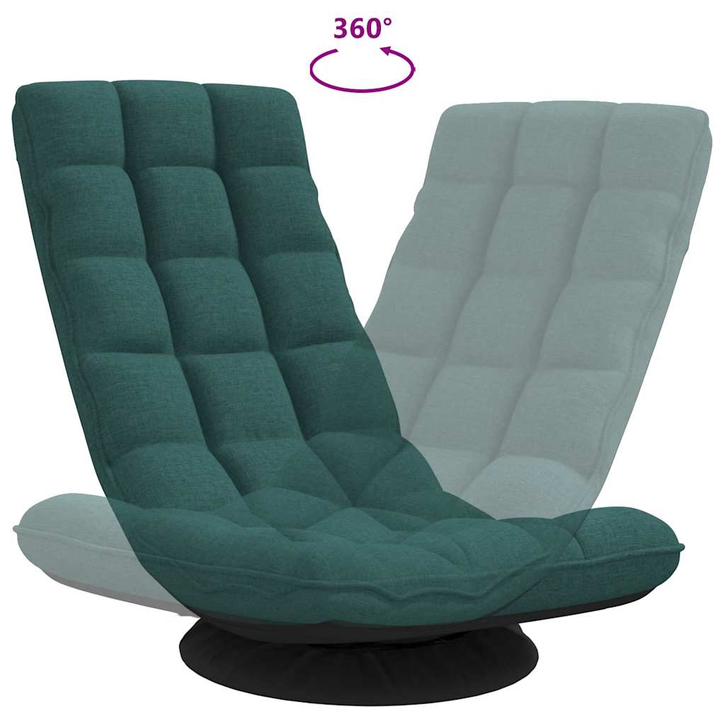Περιστρεφόμενη καρέκλα δαπέδου Σκούρο πράσινο 70x51x79 cm - Pakobazaar