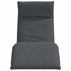 Ξαπλώστρα Πτυσσόμενη Ανθρακί 175x54x8,5 εκ. Ύφασμα Oxford - Pakobazaar