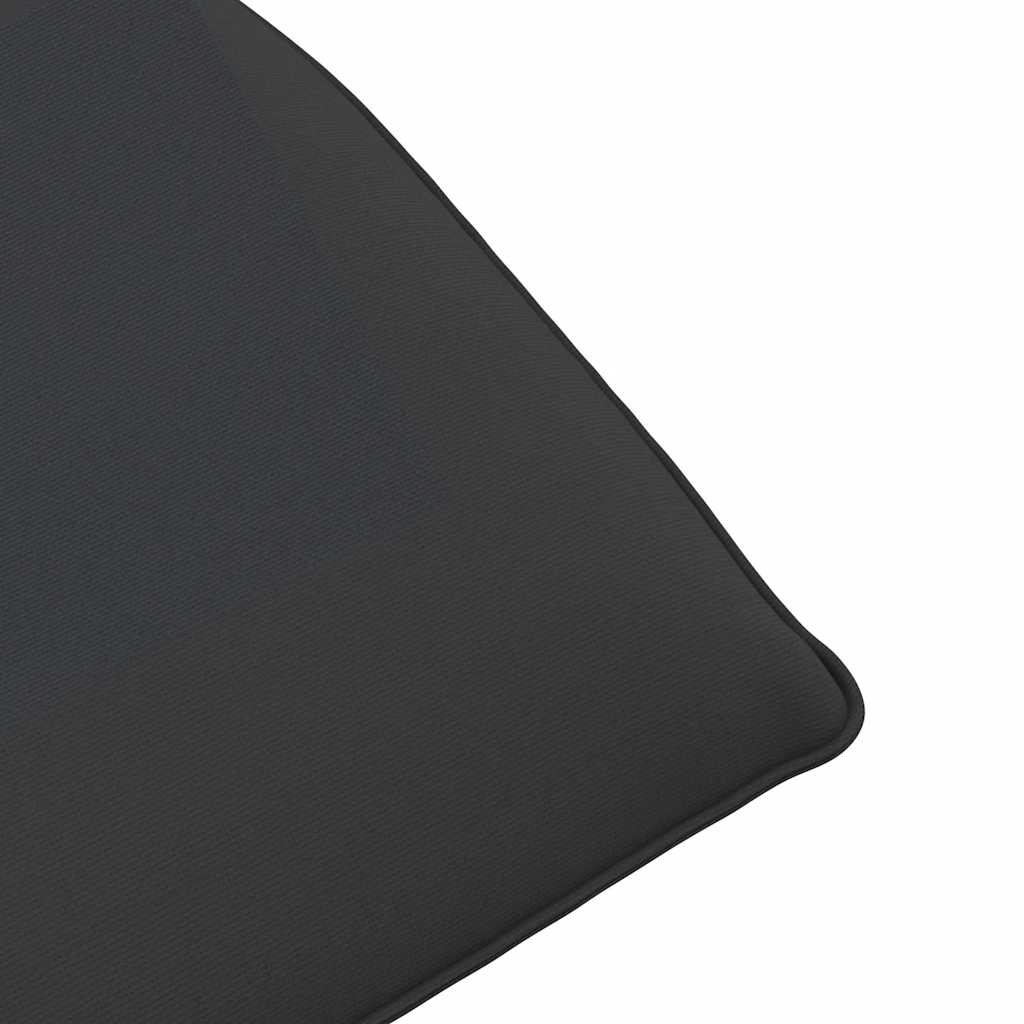 Ξαπλώστρα Πτυσσόμενη Μαύρη 175x54x8,5 εκ. από Ύφασμα Oxford - Pakobazaar