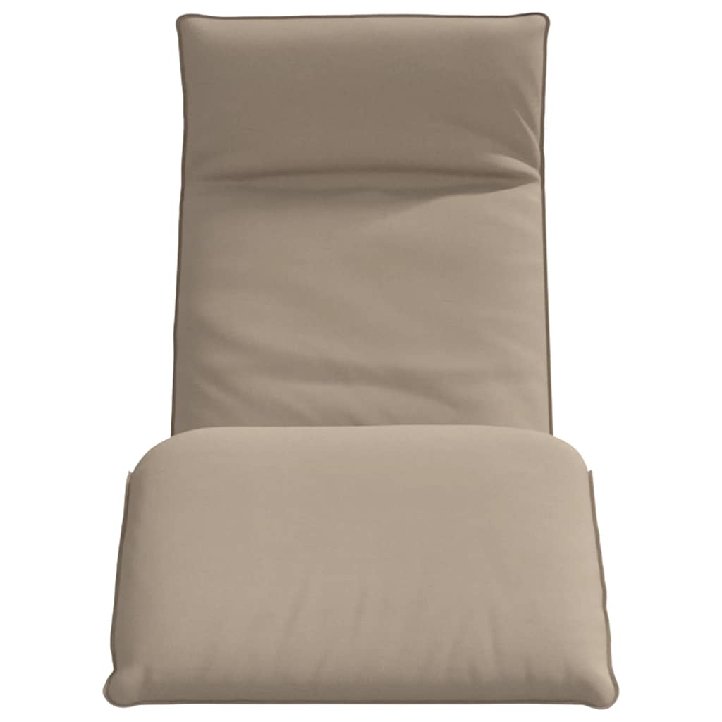 Ξαπλώστρα Πτυσσόμενη Μπεζ 175x54x8,5 εκ. Ύφασμα Oxford - Pakobazaar