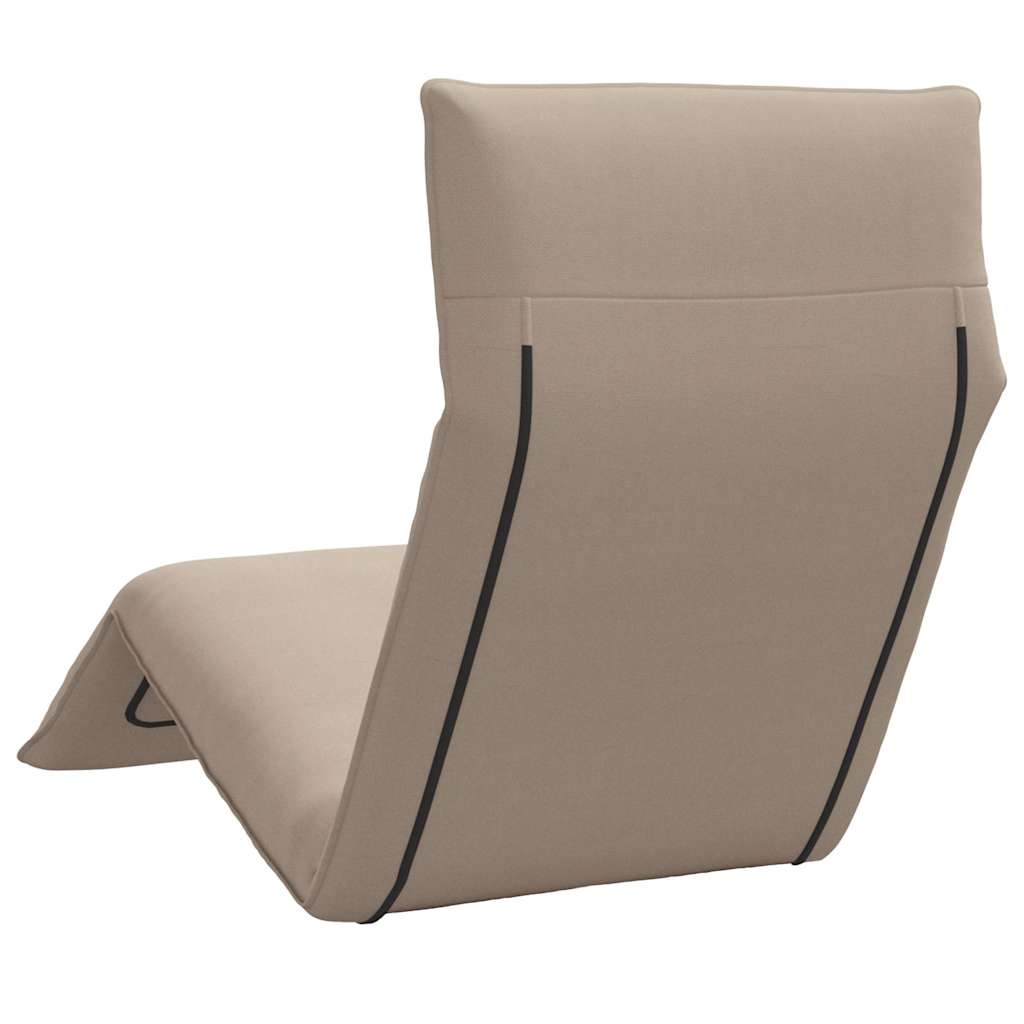 Ξαπλώστρα Πτυσσόμενη Μπεζ 175x54x8,5 εκ. Ύφασμα Oxford - Pakobazaar