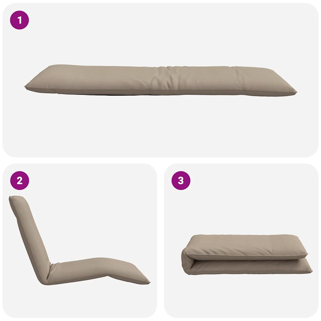Ξαπλώστρα Πτυσσόμενη Μπεζ 175x54x8,5 εκ. Ύφασμα Oxford - Pakobazaar