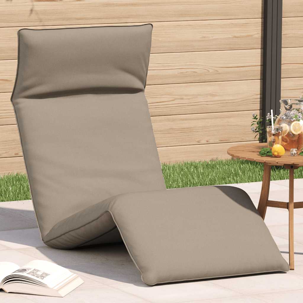 Ξαπλώστρα Πτυσσόμενη Μπεζ 175x54x8,5 εκ. Ύφασμα Oxford - Pakobazaar