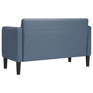 Καναπές Loveseat Μπλε 109 εκ. ύφασμα Corduroy - Pakobazaar