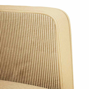 Καναπές Loveseat Πρασινογκρί 109 εκ. ύφασμα Corduroy