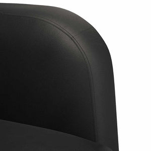 Καναπές-καρέκλα με μπράτσα Μαύρο 54 cm Faux Leather - Pakobazaar