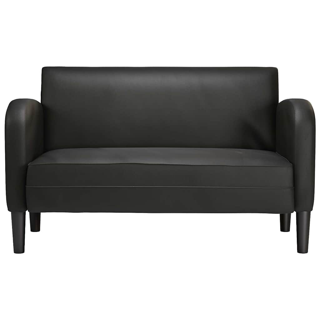 καναπές Loveseat Μαύρο 110 cm Faux Leather - Pakobazaar