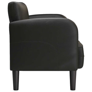 καναπές Loveseat Μαύρο 110 cm Faux Leather - Pakobazaar