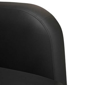 καναπές Loveseat Μαύρο 110 cm Faux Leather - Pakobazaar
