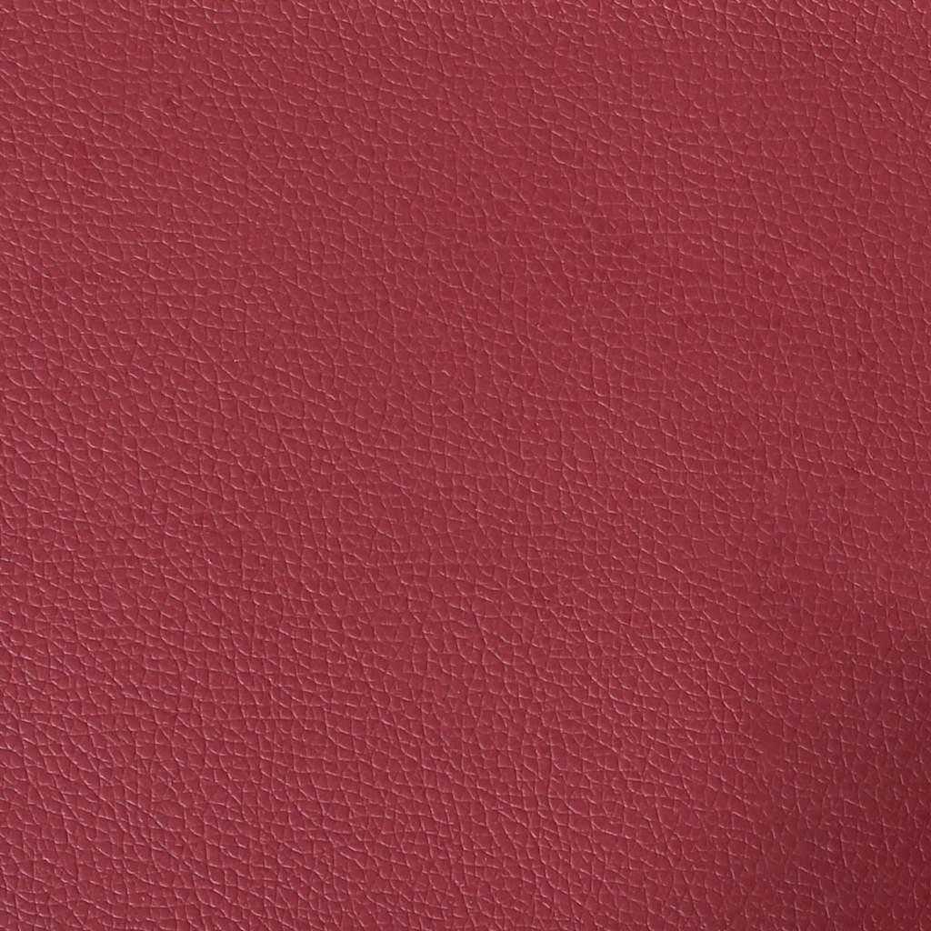Καναπές Loveseat Μπορντό 110 εκ. Συνθετικό δέρμα - Pakobazaar