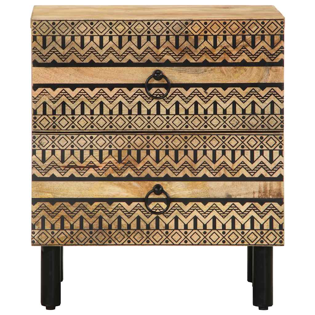 Ντουλάπια κρεβατιού 2 τεμάχια Μαύρο 40x33,5x46 cm - Pakobazaar