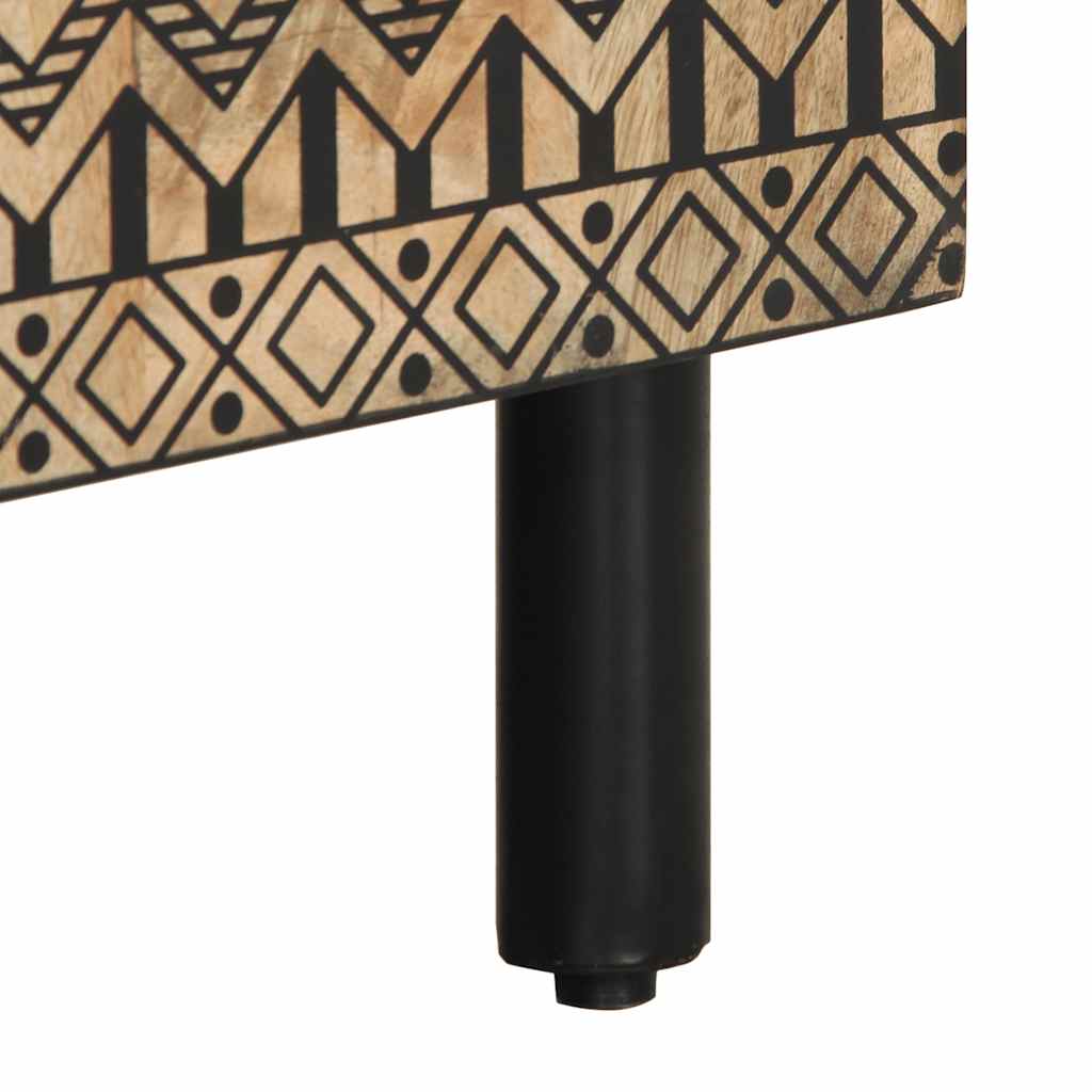 Μπουφές 60x33,5x75 εκ. από Μασίφ Ακατέργαστο Ξύλο Μάνγκο - Pakobazaar