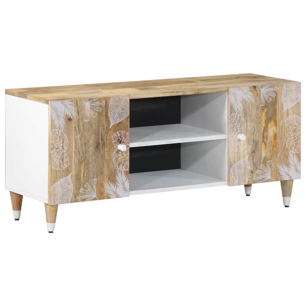 ντουλάπι τηλεόρασης  105x33,5x46 cm μασίφ ξύλο Mango