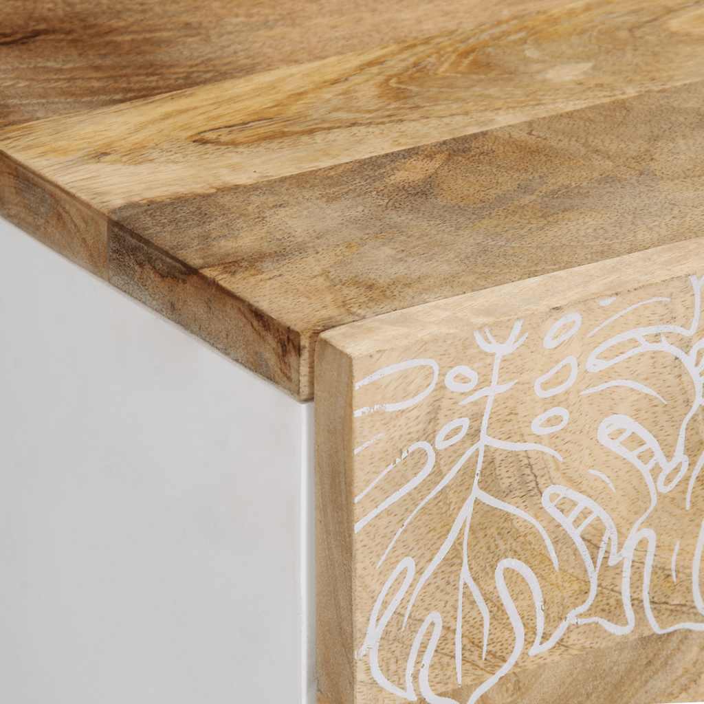 Κομοδίνο 50 x 33 x 60 εκ. από Μασίφ Ξύλο Μάνγκο - Pakobazaar