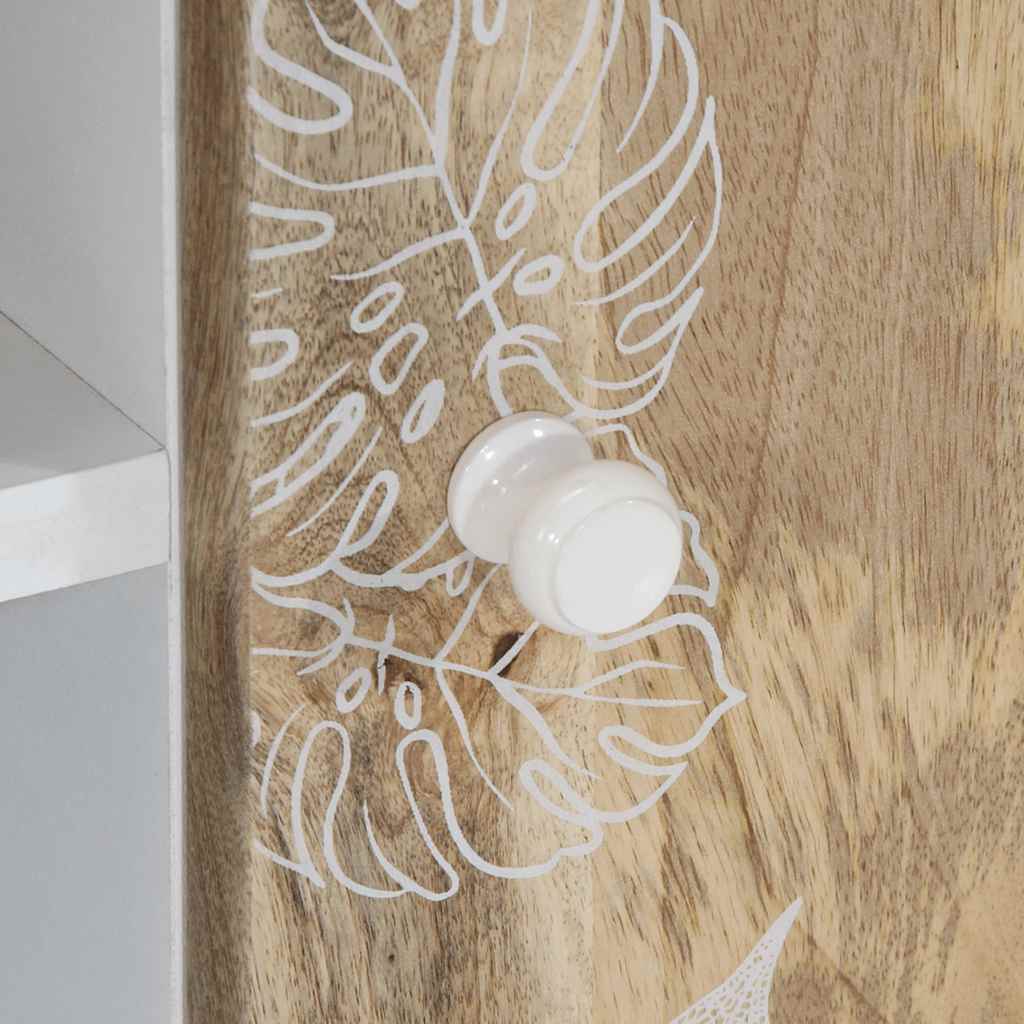 Έπιπλο Τηλεόρασης 80x31,5x46 εκ. από Μασίφ Ξύλο Μάνγκο - Pakobazaar