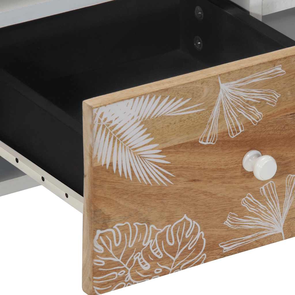 ντουλάπι τηλεόρασης  100x33,5x46 cm μασίφ ξύλο Mango