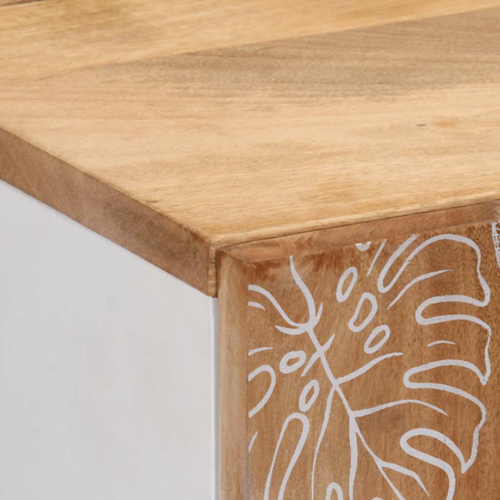 Highboard 60x33,5x100 cm μασίφ ξύλο Mango