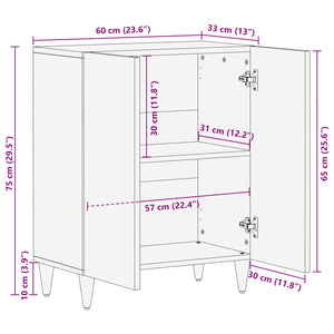Ντουλάπες Αποθήκευσης Πολύχρωμο 60 x 33.4 x 75.1 εκ