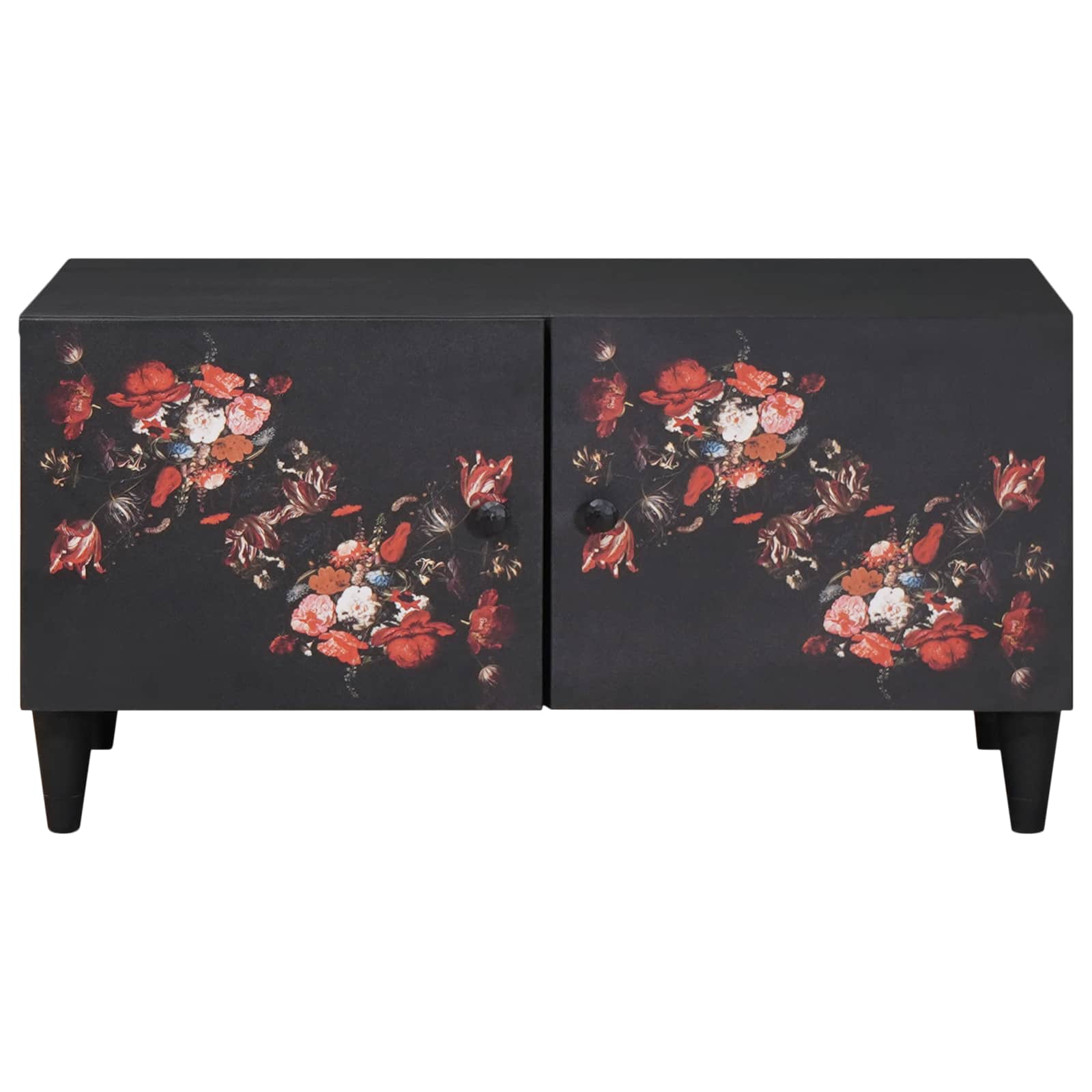 Τραπεζάκι σαλονιού Πολύχρωμο 80 x 50 x 40 cm Στερεό ξύλο μάνγκο