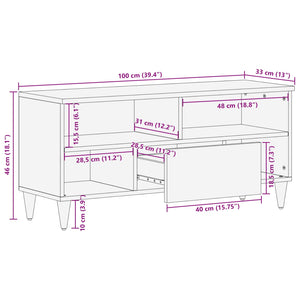 Ντουλάπες Αποθήκευσης Πολύχρωμο 100 x 33,5 x 46 εκ