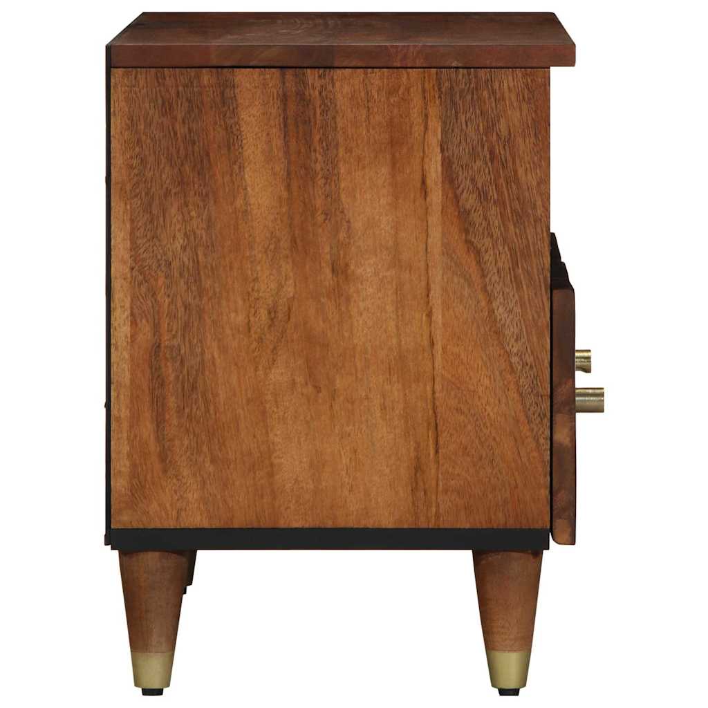 Ντουλάπι TV Μέλι Καφέ 70 x 33 x 46 εκ Στερεό ξύλο μάνγκο