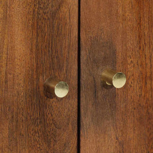 Highboard με συρτάρι Καφέ 60 x 33 x 100 εκ. Στερεό ξύλο μάνγκο - Pakobazaar