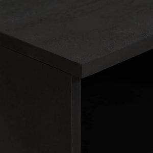 Ντουλάπι TV με συρτάρι Μαύρο 70 x 33 x 46 εκ Στερεό ξύλο μάνγκο