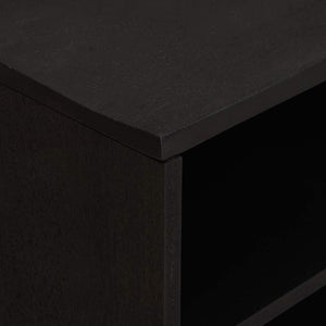 Ντουλάπι TV Μαύρο 80 x 33 x 46 εκ Στερεό ξύλο μάνγκο