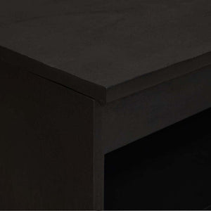Πλαϊνό γραφείο Μαύρο 60 x 33 x 75 cm Στερεό ξύλο μάνγκο