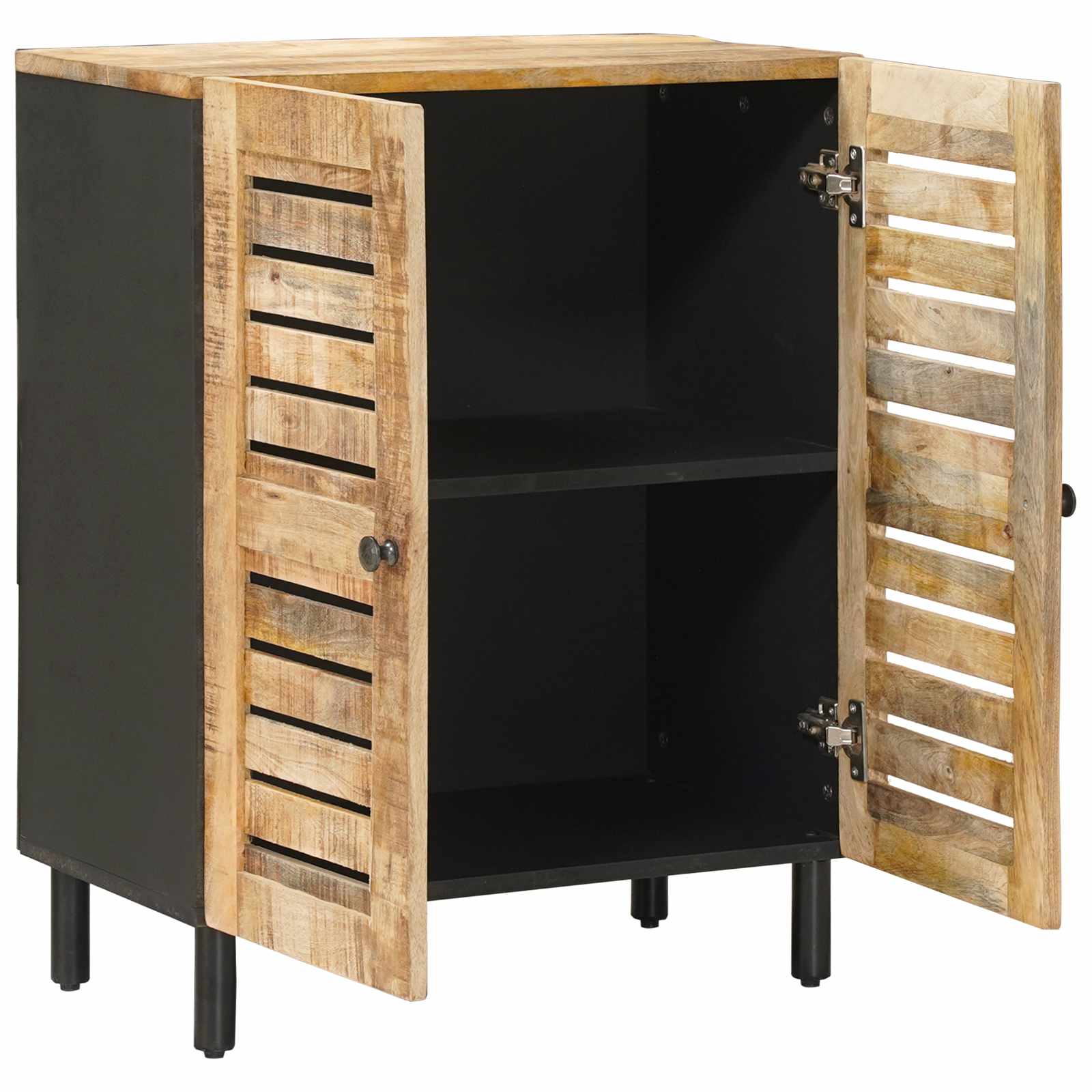 Ντουλάπες Αποθήκευσης 60 x 33 x 75 cm Στερεό ξύλο μάνγκο Φυσικό - Pakobazaar