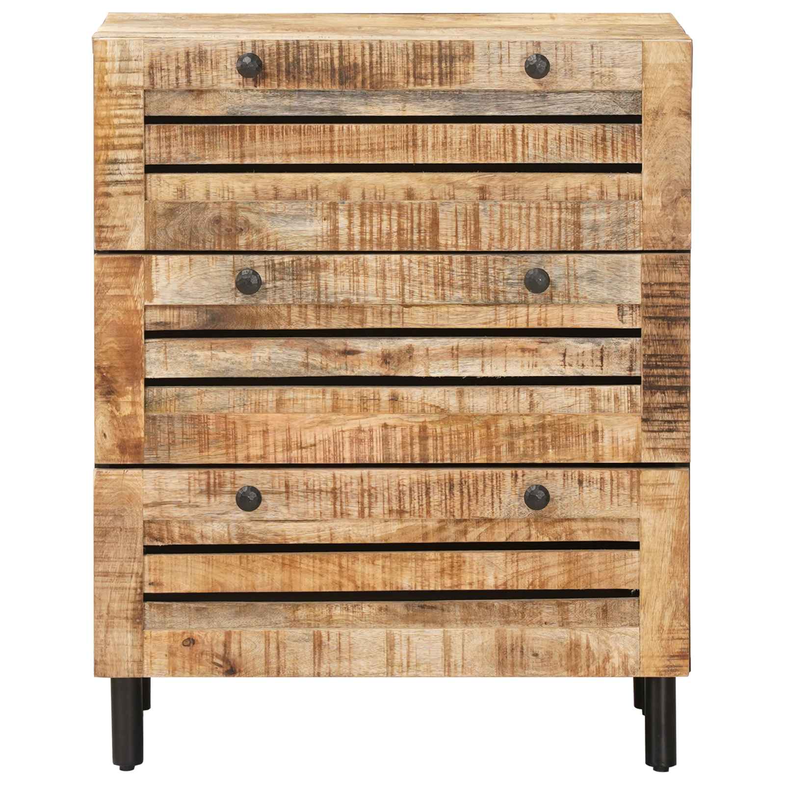 Ντουλάπες Αποθήκευσης 60 x 33 x 75 cm Στερεό ξύλο μάνγκο Φυσικό - Pakobazaar