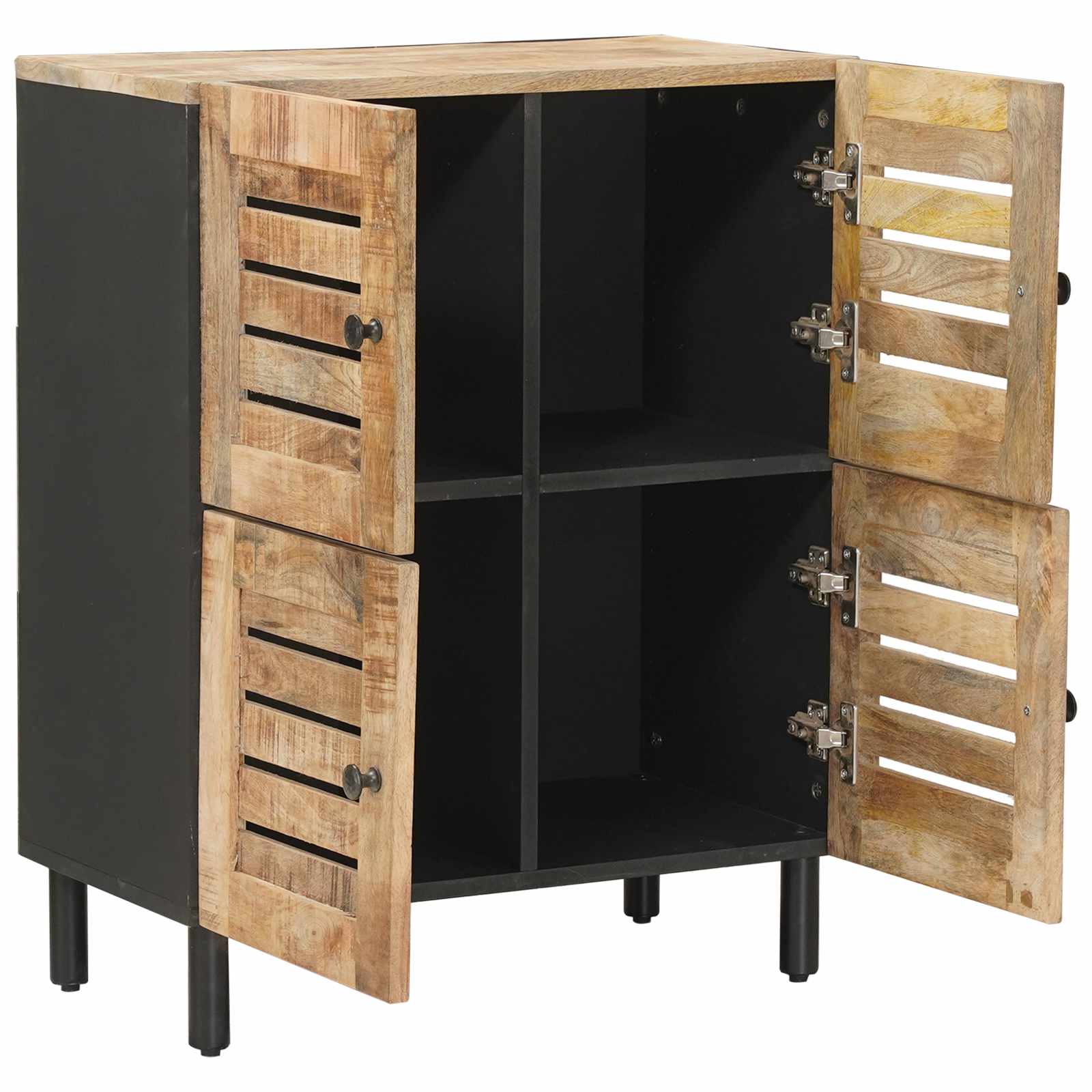Ντουλάπες Αποθήκευσης Φυσικό 60 x 33 x 75 cm Στερεό ξύλο μάνγκο