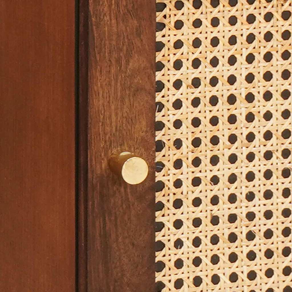 Κομοδίνο Καφέ 40 x 33,5 x 46 εκ Μασίφ ξύλο ακακίας - Pakobazaar