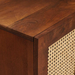 Πλαϊνό γραφείο Καφέ 60 x 33 x 75 cm Στερεό ξύλο μάνγκο - Pakobazaar