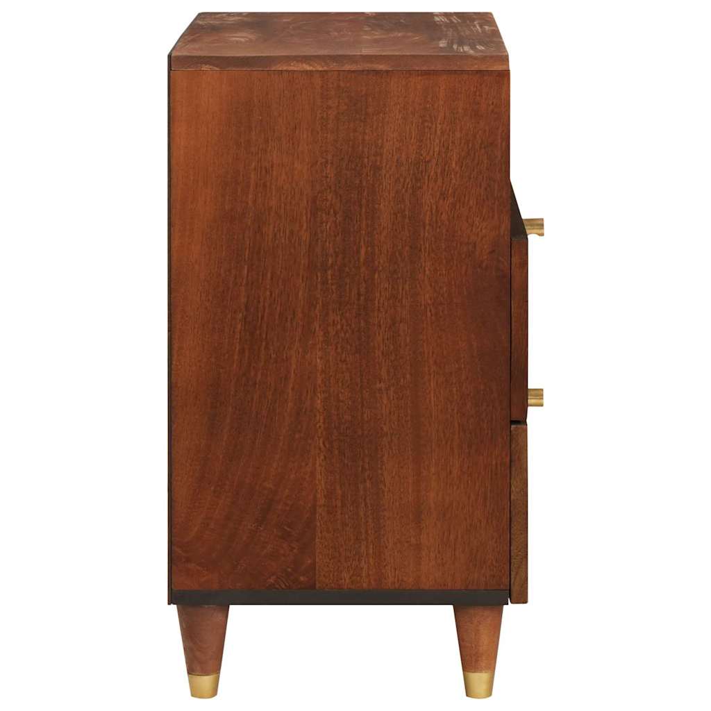 Κομοδίνα με συρτάρι 50 x 33 x 62 εκ. Στερεό ξύλο μάνγκο - Pakobazaar