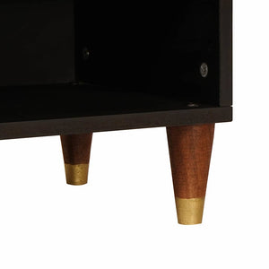 Ντουλάπι TV με ράφι Καφέ 80 x 31,5 x 46 cm Στερεό ξύλο μάνγκο