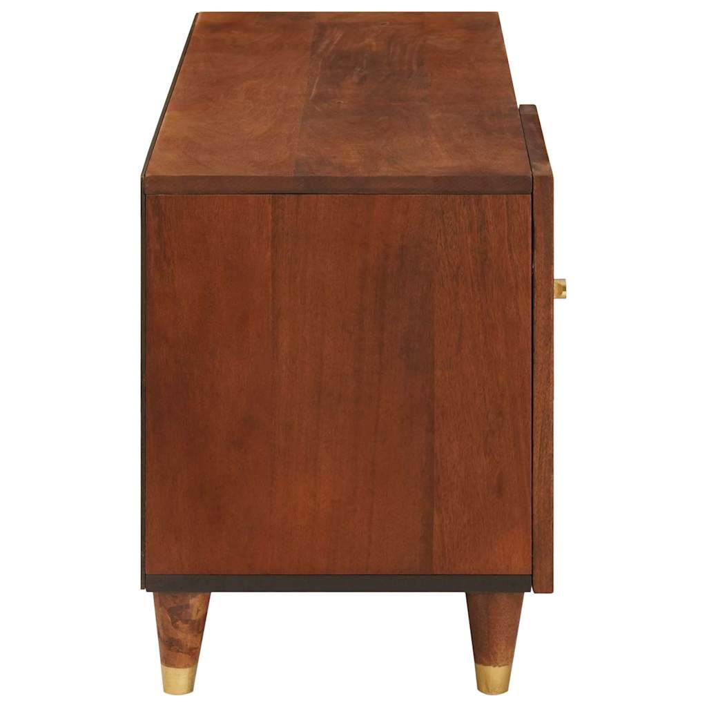 Ντουλάπι TV με ράφι Καφέ 80 x 31,5 x 46 cm Στερεό ξύλο μάνγκο
