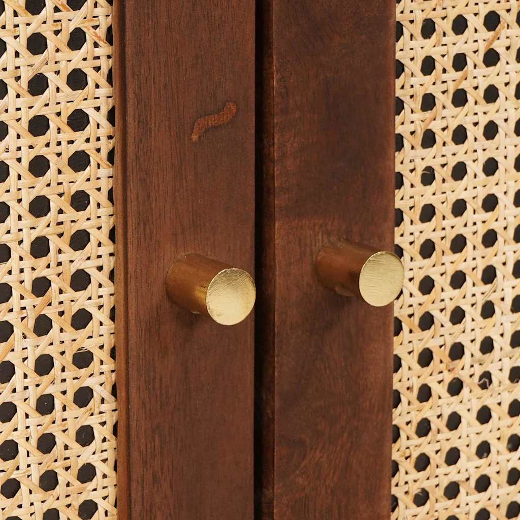 Βοηθητικό ντουλάπι Καφέ 60 x 33,5 x 75 εκ. Στερεό ξύλο μάνγκο - Pakobazaar