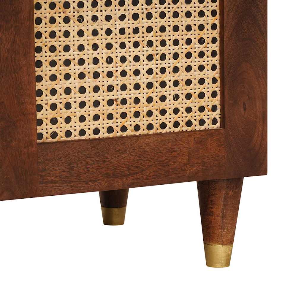 Βοηθητικό ντουλάπι Καφέ 60 x 33,5 x 75 εκ. Στερεό ξύλο μάνγκο - Pakobazaar