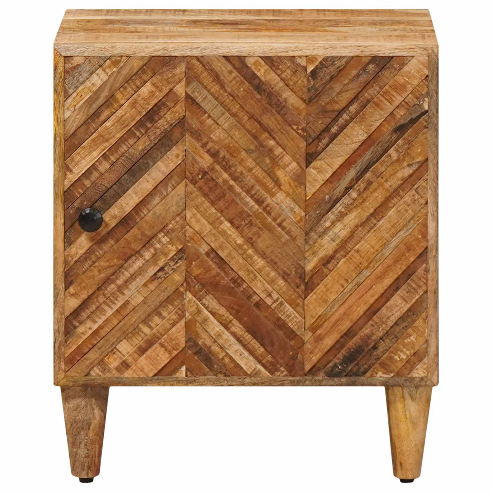 Κομοδίνο 2 pcs Καφέ 40 x 33,5 x 46 εκ Στερεό ξύλο μάνγκο - Pakobazaar