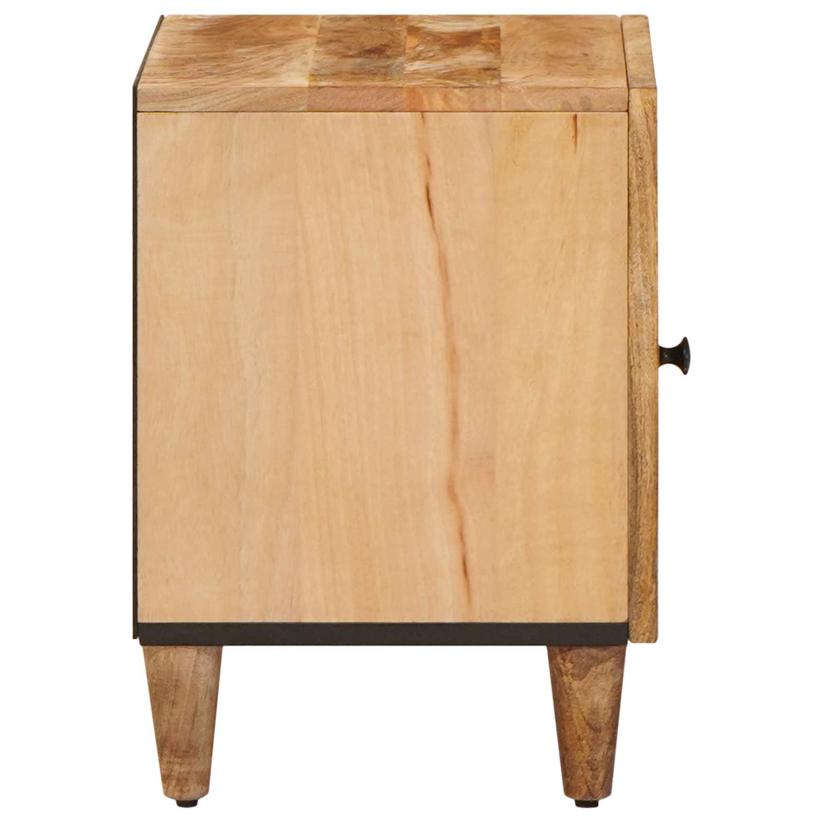 Κομοδίνο 2 pcs Καφέ 40 x 33,5 x 46 εκ Στερεό ξύλο μάνγκο - Pakobazaar