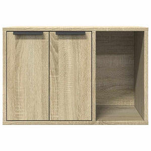 Τουαλέτα Γάτας Περίφραξη Sonoma Δρυς 60x40x40εκ Επεξεργασμ Ξύλο - Pakobazaar