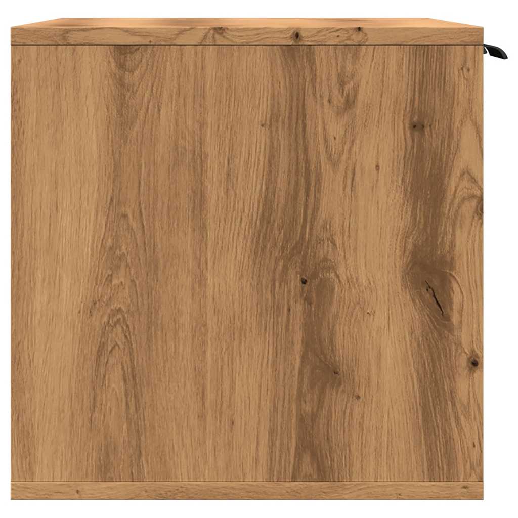 Τουαλέτα Γάτας Περίφραξη Αρτισιανή Δρυς 60x40x40εκ Επεξ. Ξύλο - Pakobazaar