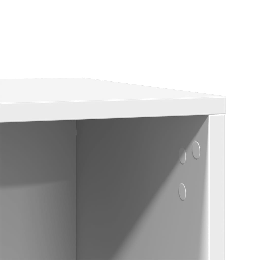 Τουαλέτα Γάτας Περίφραξη Λευκό 80x50x45 εκ. Επεξεργασμ. Ξύλο