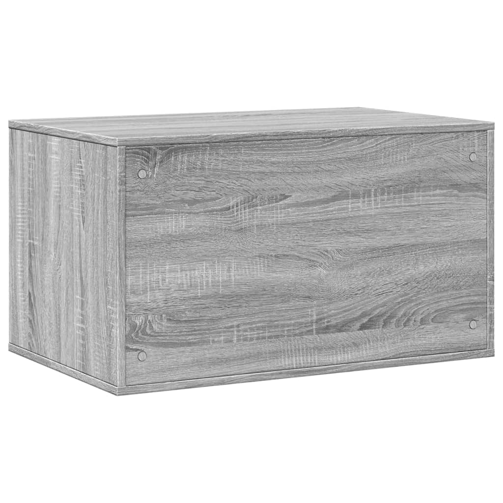 Τουαλέτα Γάτας Περίφραξη Γκρι Sonoma 80x50x45εκ Επεξεργασμ Ξύλο - Pakobazaar