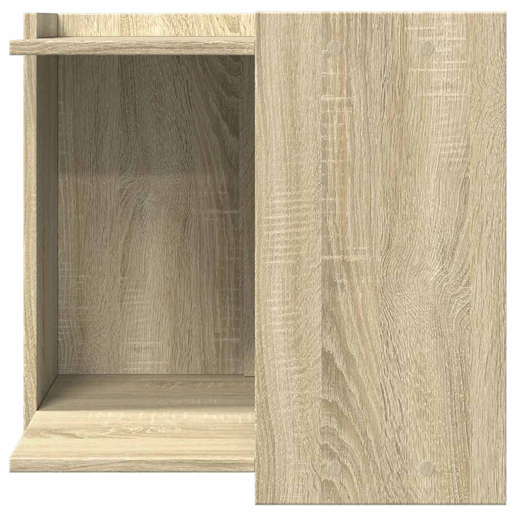 Τουαλέτα Γάτας Περίφραξη Sonoma Δρυς 53x53x51εκ Επεξεργασμ Ξύλο - Pakobazaar