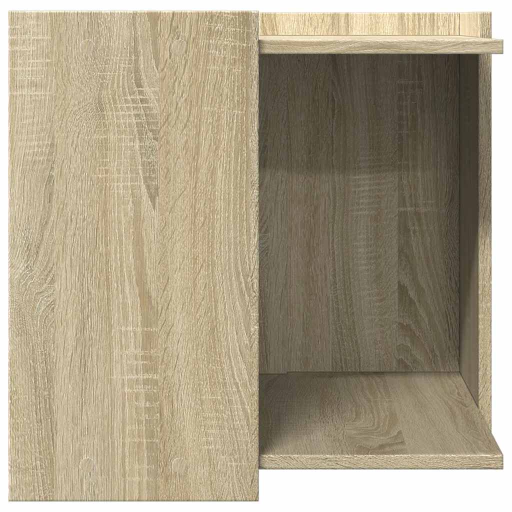 Τουαλέτα Γάτας Περίφραξη Sonoma Δρυς 53x53x51εκ Επεξεργασμ Ξύλο - Pakobazaar