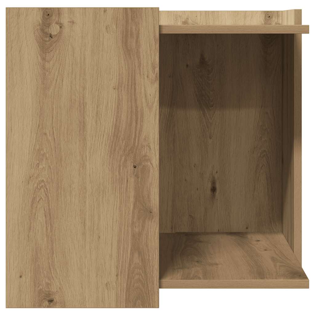 Τουαλέτα Γάτας Περίφραξη Αρτισιανή Δρυς 53x53x51 εκ Επεξ. Ξύλο - Pakobazaar